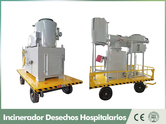 Incinerador de animales domésticos, máquina de eliminación de desechos médicos