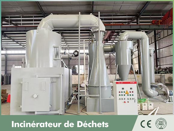 Incinérateur au fioul, incinérateur au gaz, incinérateur pour la gestion des déchets