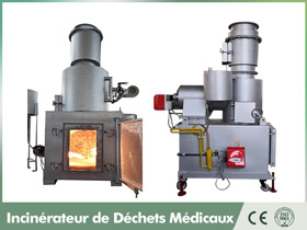 Incinérateur chinois, incinérateur de déchets médicaux, incinérateur hospitalier