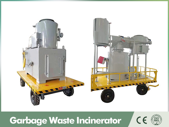 portable waste incinerator,mobile waste incinerator,Trailer waste incinerator