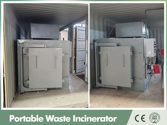 portable medical incinerator,skid medical waste incinerator,portable animals incinerator