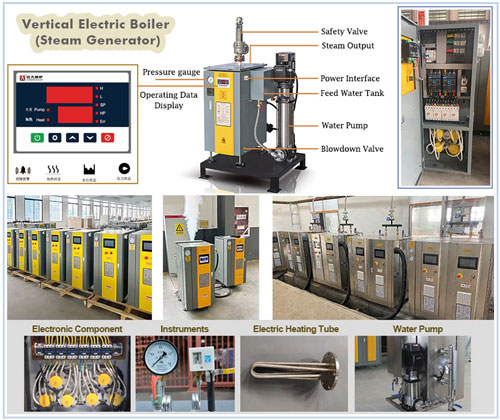 small electric steam generator boiler