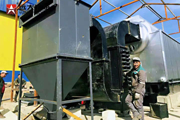 4ton Coal Fired Steam Boiler Installation Work in Mongolia  