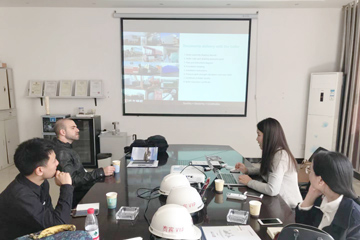 welcome Chile customer came to visit Yuanda boiler factory