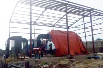 DZL4-1.5-T Biomass Fired Steam Boiler Installation In Rice Mill Nigeria 