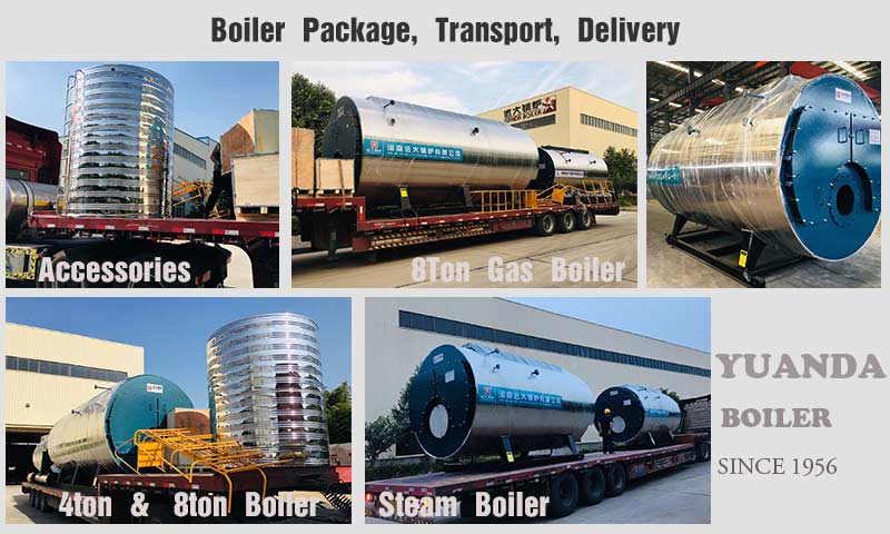 8ton gas steam boiler