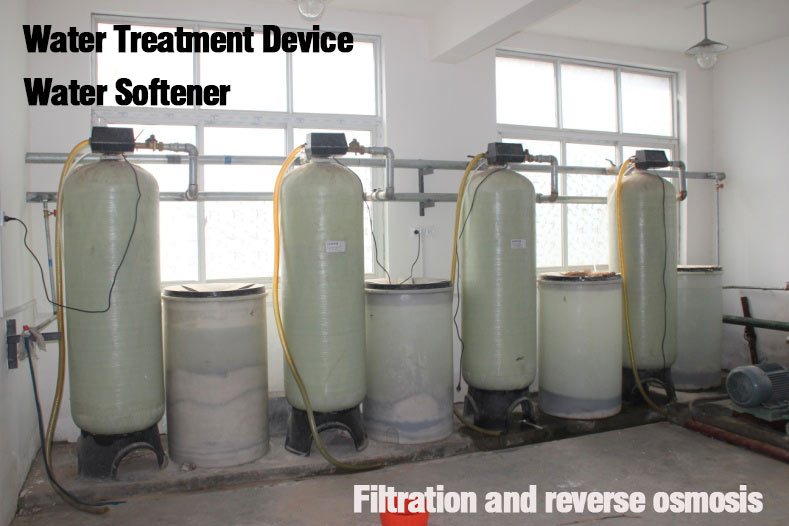 water treatment device, water softener