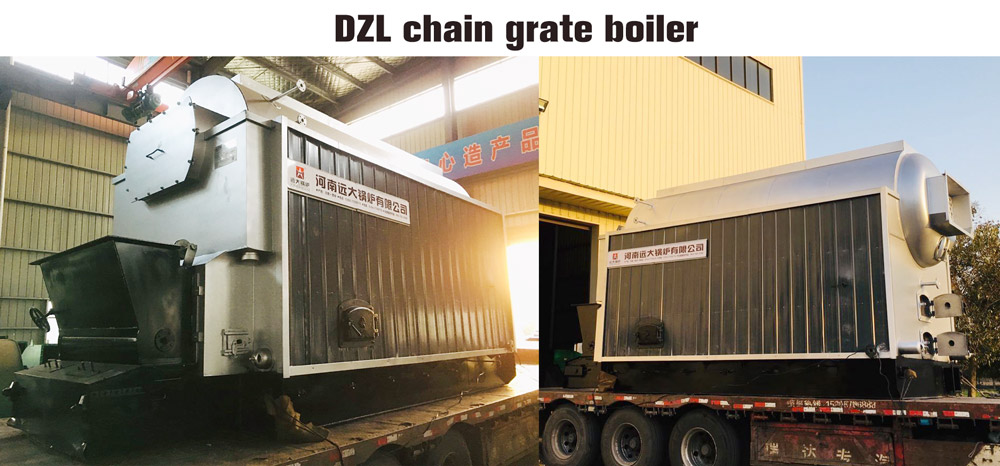 dzl chain grate coal boiler,automatic coal boiler,4tons coal boiler