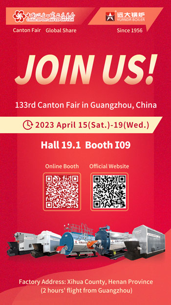 yuanda boiler in canton fair,2023 canton fair boiler equipment