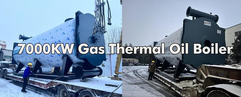 7000kw thermal oil heater boiler,7000kw gas thermic fluid heater,YYQW horizontal thermal oil boiler