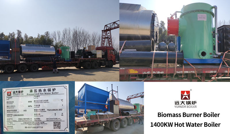1400kw biomass hot water boiler,biomass burner boiler,industrial hot water heater boiler