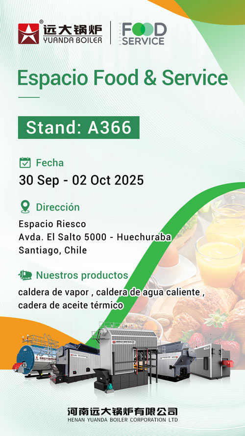 chile food industry expo,yunada boiler chile,food factory steam boiler