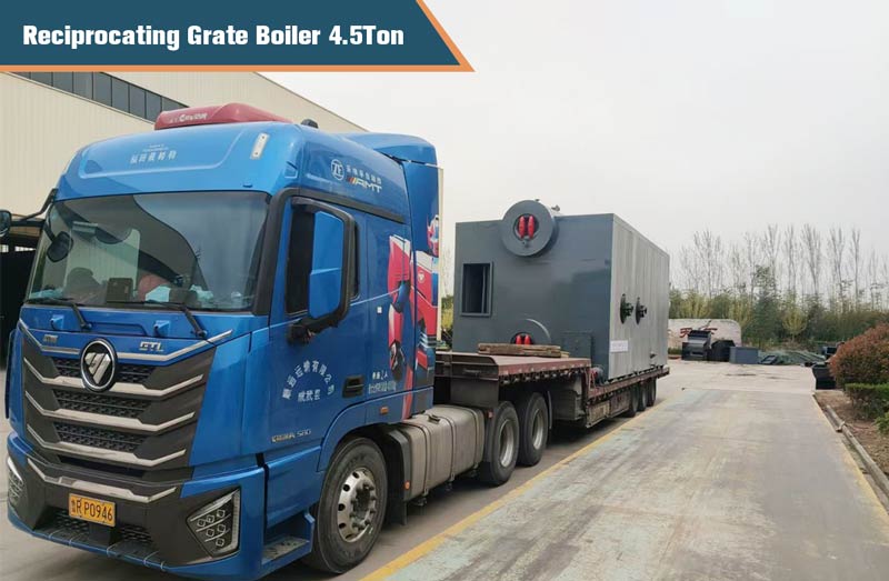 4500kg biomass boiler,water tube biomass boiler,chain grate biomass boiler