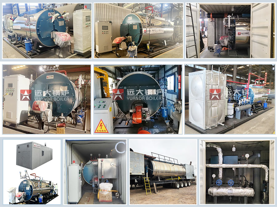 portable industrial boiler,mobile steam boiler,skid mounted boiler