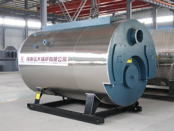 Gas oil hot water boiler
