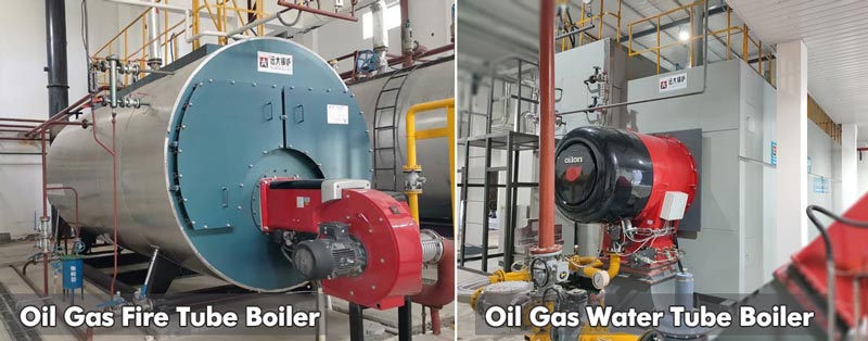 oil gas fired steam boiler,oil gas boiler in palm oil mill,wns boiler szs boiler