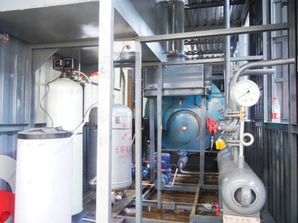 automatic steam boiler,automtic gas oil burner boiler,containerised gas oil steam boiler