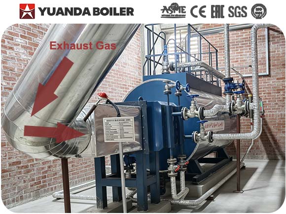 exhaust gas boiler,waste heat recovery for gas generator,exhaust gas steam boiler