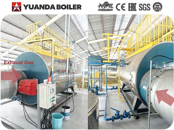 exhaust gas heat boiler,waste heat recovery boiler,waste steam boiler