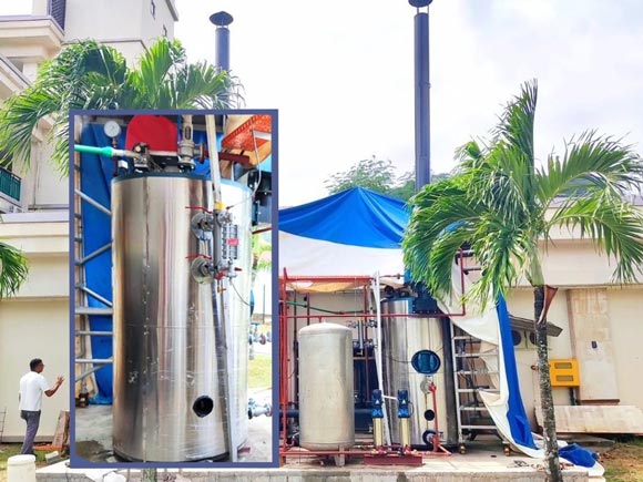 small gas fired boiler,vertical gas boiler,upright gas steam boiler