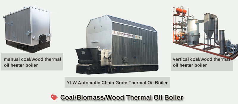 coal wood biomass fired thermal oil boiler