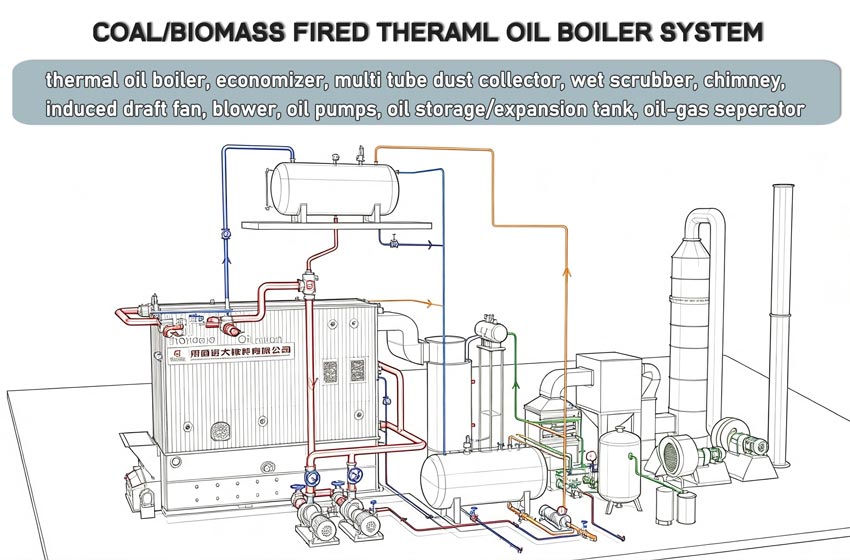 ylw thermal oil boiler,coal thermal oil boiler,wood thermic fluid heater