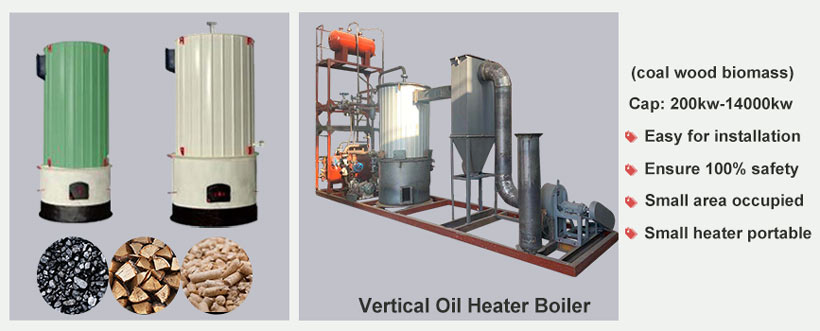 vertical oil heater boiler