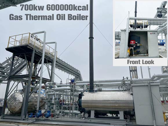 Caldera de aceite térmico de funcionamiento automático, calentador de fluido térmico de China, calentador de fluido térmico horizontal