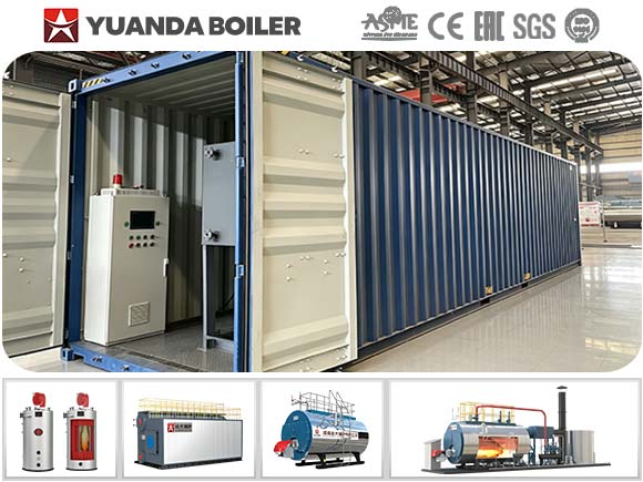 mobile steam boiler,mobile oil gas fired boiler,skid mounted steam boiler