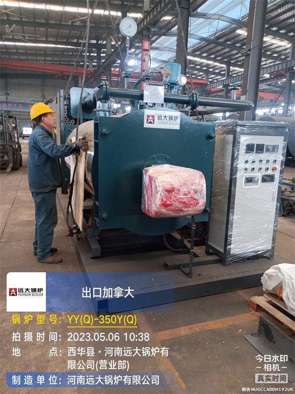 Gas Thermal Oil Heater Boiler Skid Mounted Type Portable Heater Boiler 700kw Deliver to Be Plug And Play In Canada