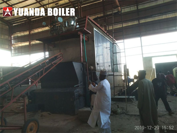 Nigeria Rice Mill 10Ton Husk Steam Boiler Installation Services