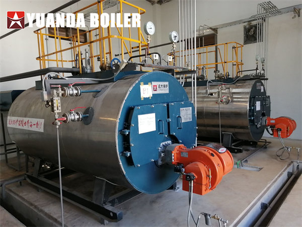 Thailand 1Ton Steam Boiler Automatic Fire Tube Boiler For Corrugated Plant