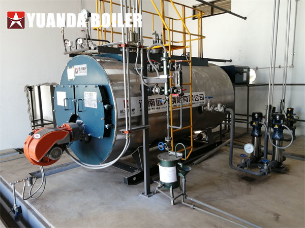 Thailand 1Ton Steam Boiler Automatic Fire Tube Boiler For Corrugated Plant