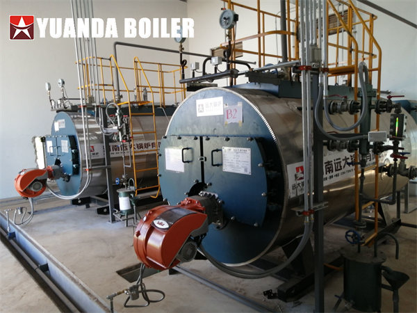 Thailand 1Ton Steam Boiler Automatic Fire Tube Boiler For Corrugated Plant