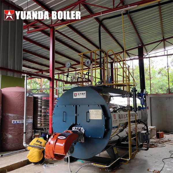 1Ton/hr Gas Burner Boiler For Chemical Industry Company in Thailand