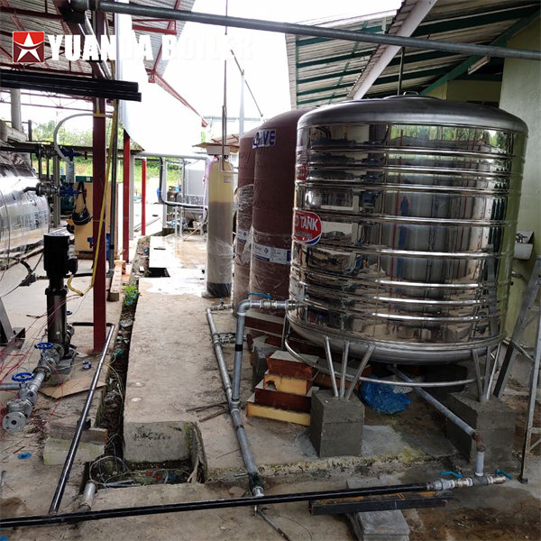 1Ton/hr Gas Burner Boiler For Chemical Industry Company in Thailand