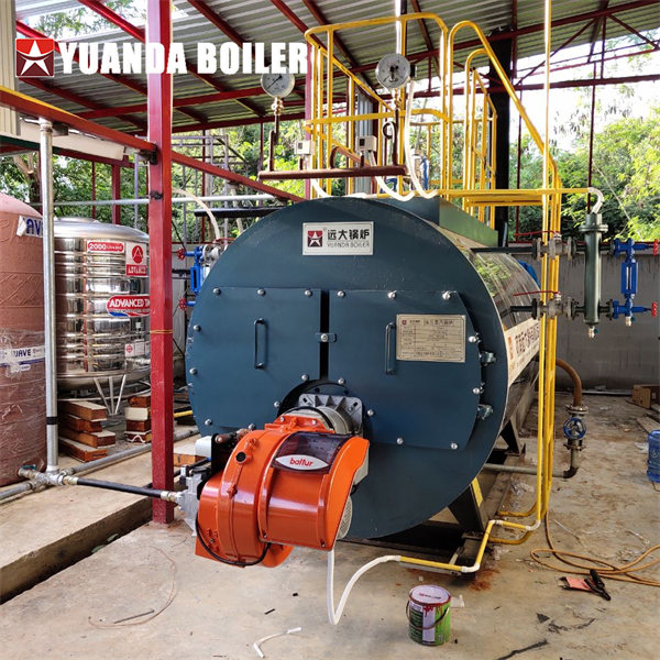 1Ton/hr Gas Burner Boiler For Chemical Industry Company in Thailand