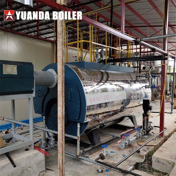 1Ton/hr Gas Burner Boiler For Chemical Industry Company in Thailand