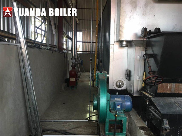 6Ton Rice Husk Steam Boiler Automatic Running In Ricemill Nigeria