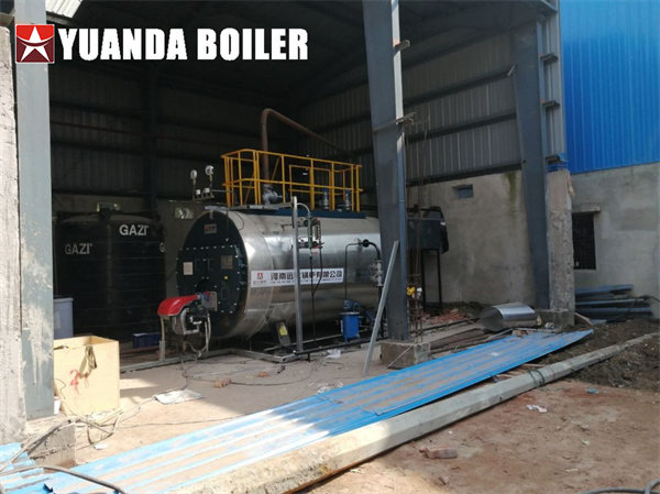 Bangladesh 3Ton Gas Powered Steam Boiler In Garments Factory
