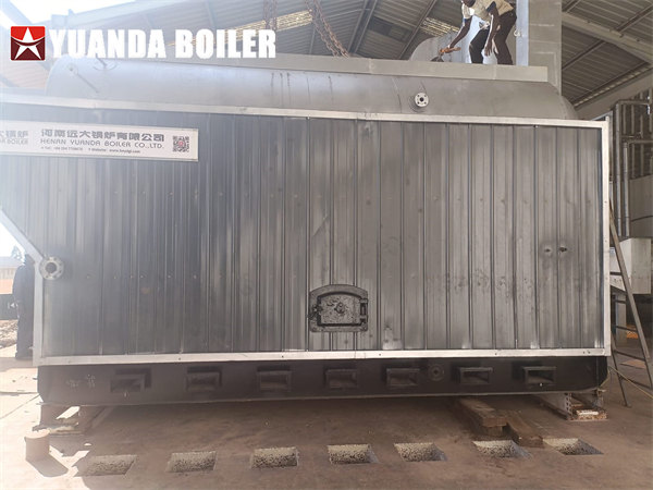 Tea Factory Use 6Ton Manual Wood Steam Boiler DZH Series Travelling Grate Boiler