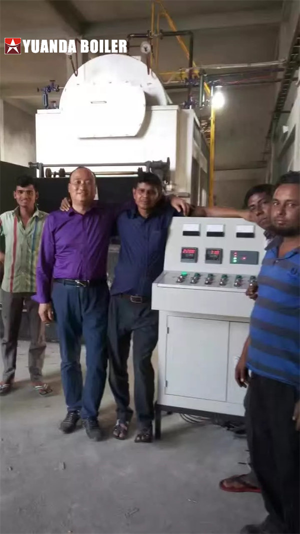 Bangladesh 2Ton Coal Feeding Boiler In Garments Factory