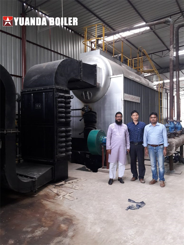 DZL Biomass Boiler dzl4 Steam Boiler For Cardboard Factory Bangladesh