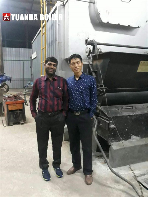 DZL Biomass Boiler dzl4 Steam Boiler For Cardboard Factory Bangladesh