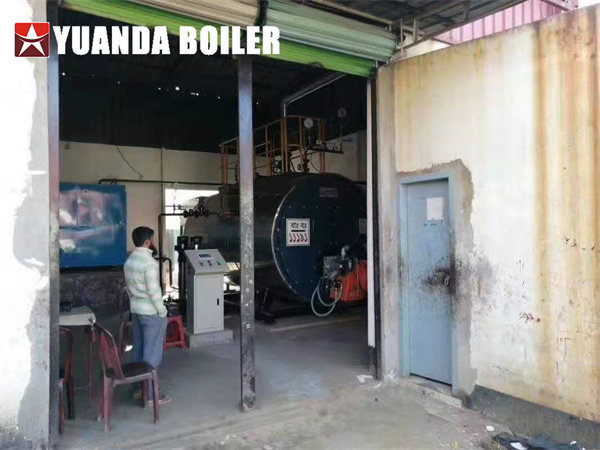 4Ton Steam Boiler Use Natural Gas Burner Automatically For Edible Oil Factory