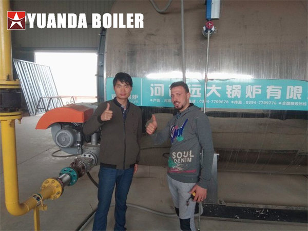 Food Factory Use 10Ton/hr Gas Steam Boiler Fire Tube Gas Boiler High Efficiency Industrial Boiler