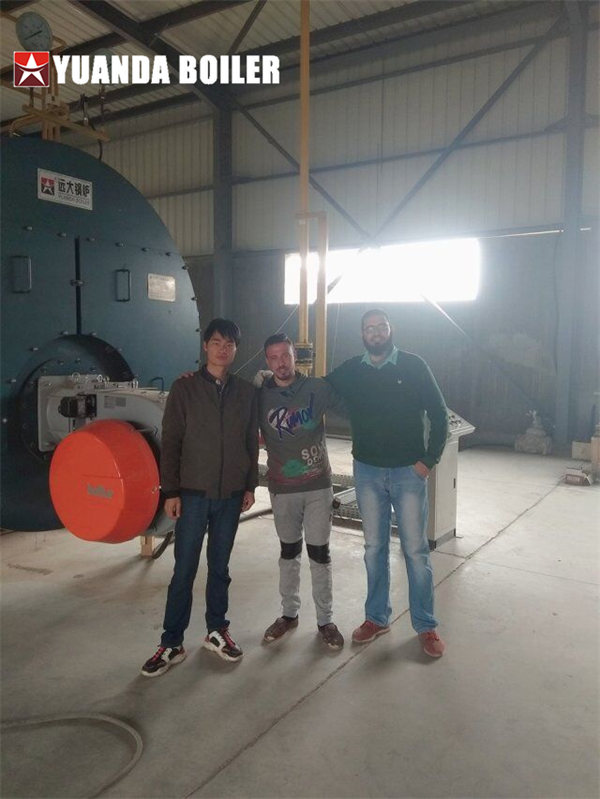 Food Factory Use 10Ton/hr Gas Steam Boiler Fire Tube Gas Boiler High Efficiency Industrial Boiler