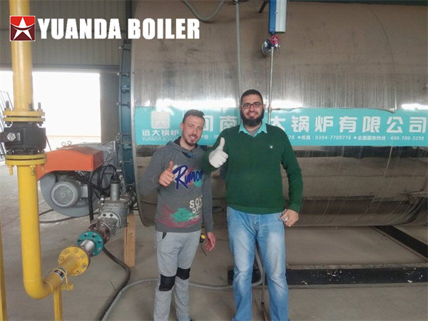 Food Factory Use 10Ton/hr Gas Steam Boiler Fire Tube Gas Boiler High Efficiency Industrial Boiler