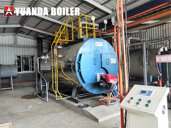 Philippines Feed Mill Use 3Ton Diesel Steam Boiler High Thermal Efficiency