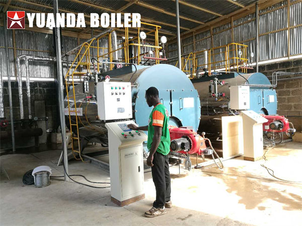 2Sets 2Ton Fuel Oil Steam Boiler For Tomato Sauce Factory In Ghana